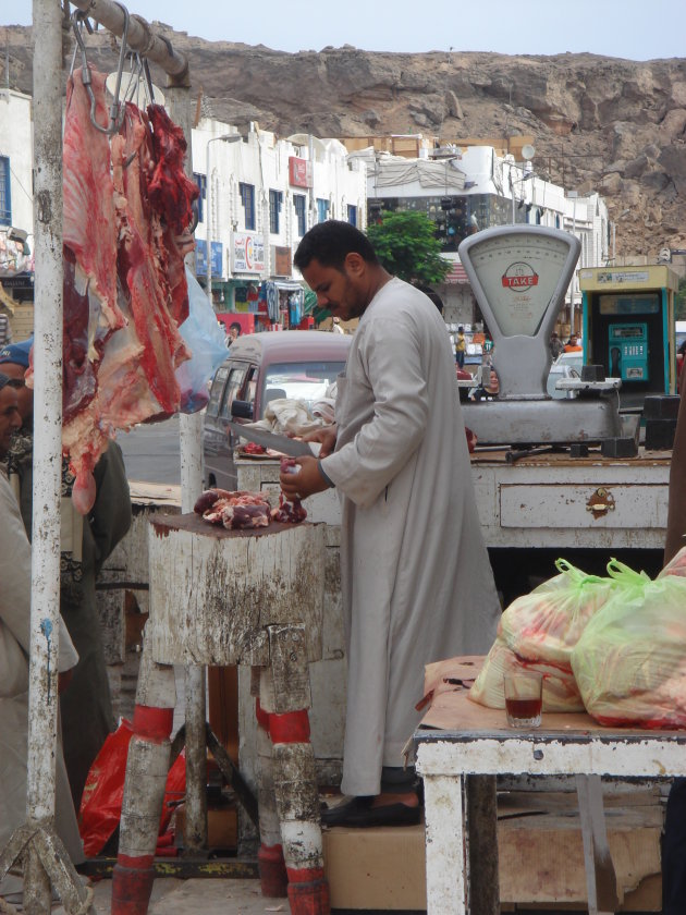 2008: Lokale slager in Sharm El Maya, Sharm El Sheik.