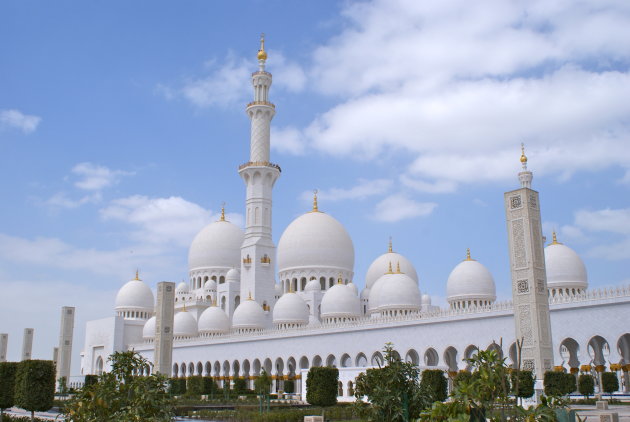 Abu Dhabi; de 'Sjeik Zayed Moskee' 