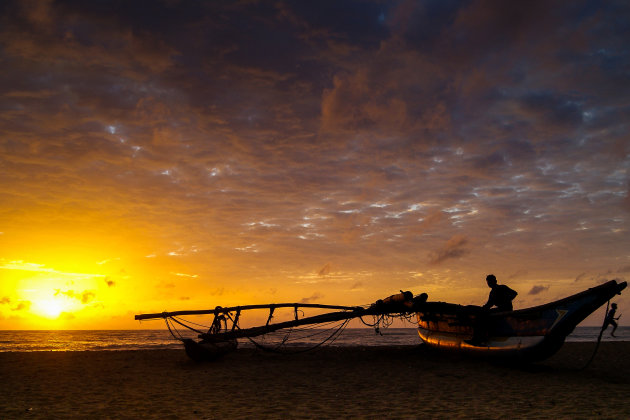 Sri Lankaanse zonsondergang