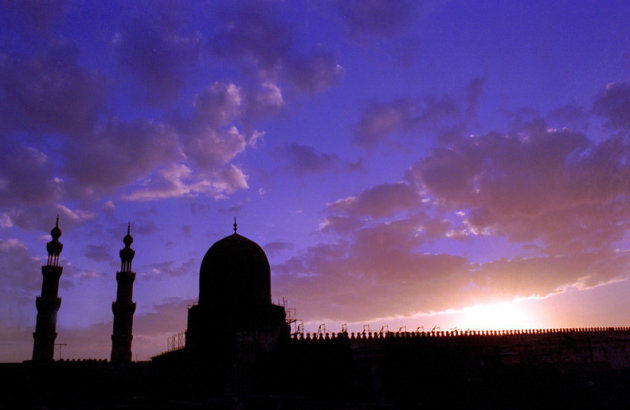 Zonsondergang in Caïro