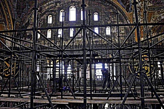 Hagia Sophia in renovatie
