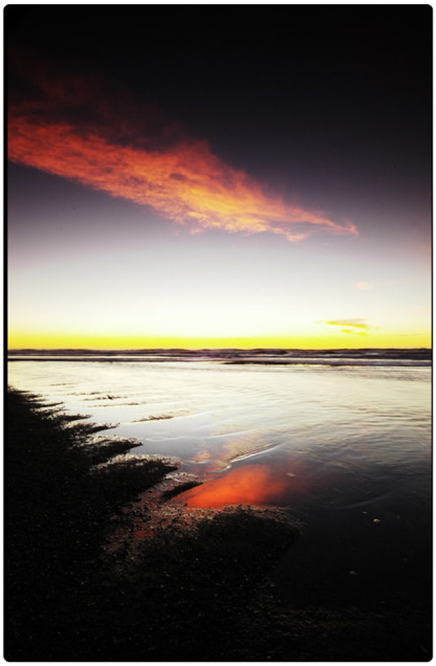 Sunset Tasman Sea