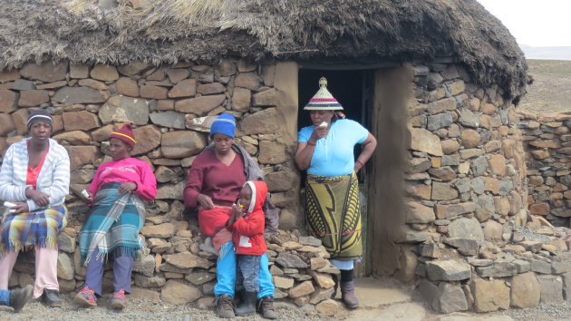 wonen in de kou in Lesotho