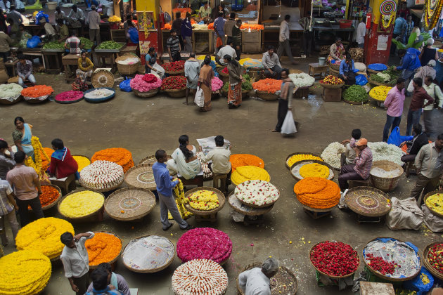 Bloemenmarkt Bangalore