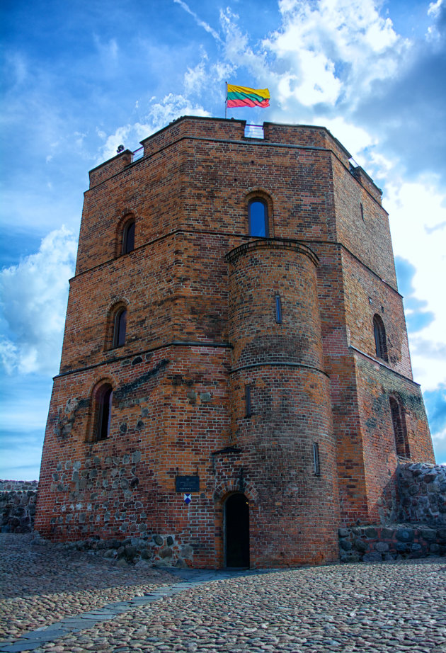 De toren van Gediminas  (Kasteel Vilnius)