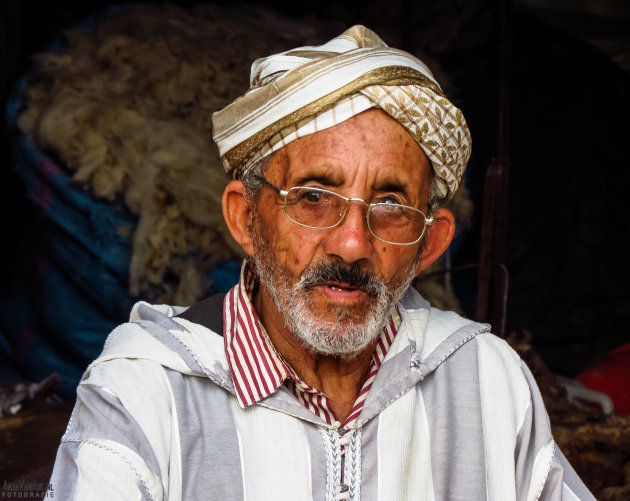 Oude man in Meknes