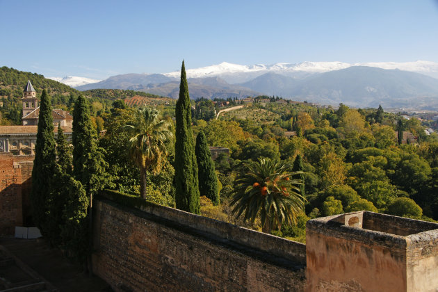 uitzicht vanaf het Alhambra