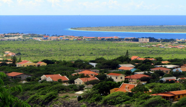 De kustlijn van Bonaire