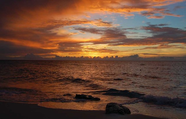 Sunset at Playa Pesquero