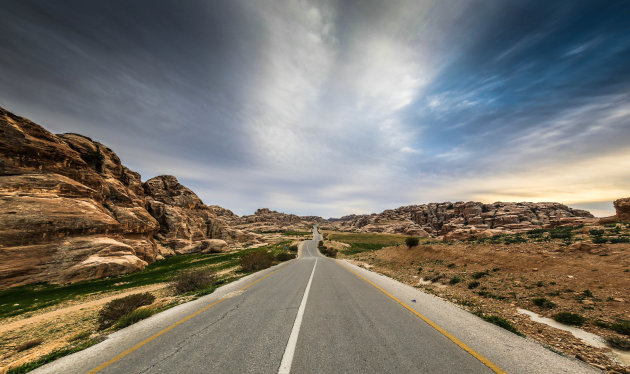 De weg naar Little Petra
