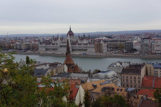 De skyline van Boedapest