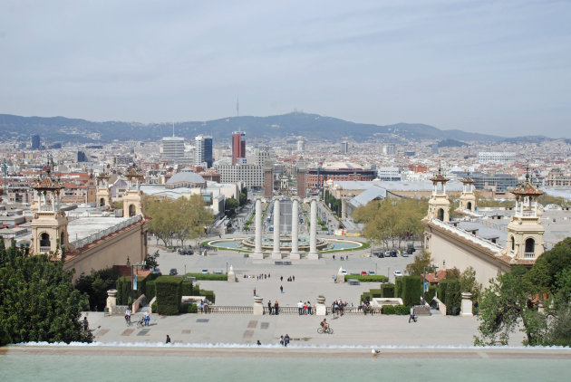 Uitzicht op Barcelona