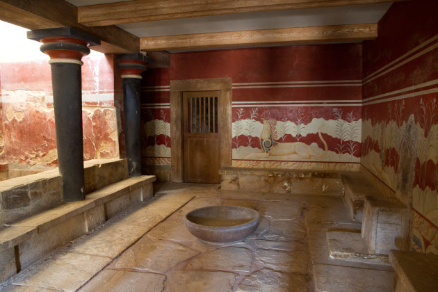 De Troonzaal van Knossos
