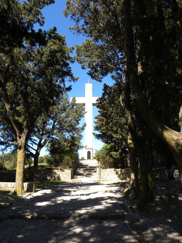 Het kruis op de berg van Filerimos