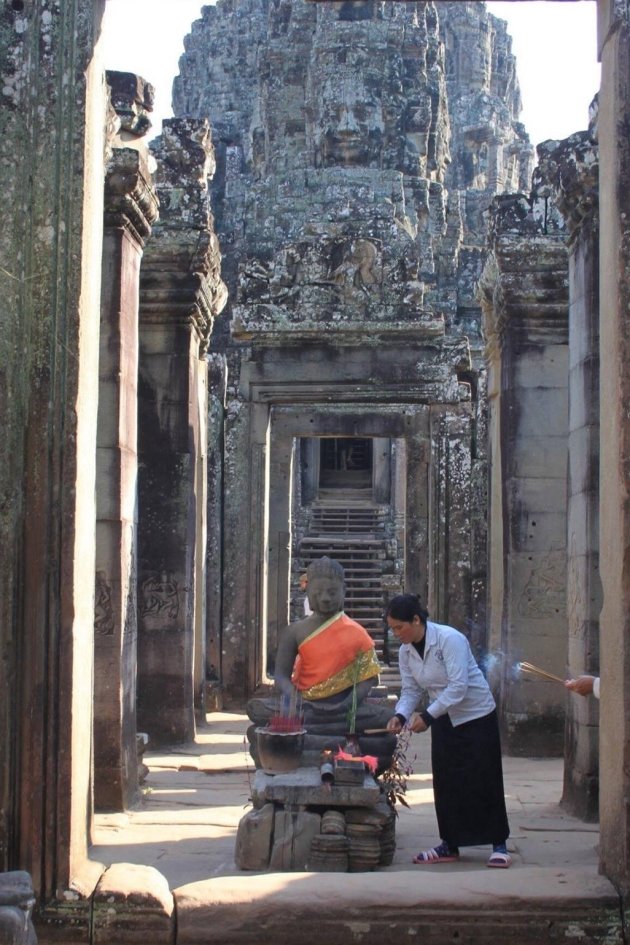 De Bayon tempel, Angkor.