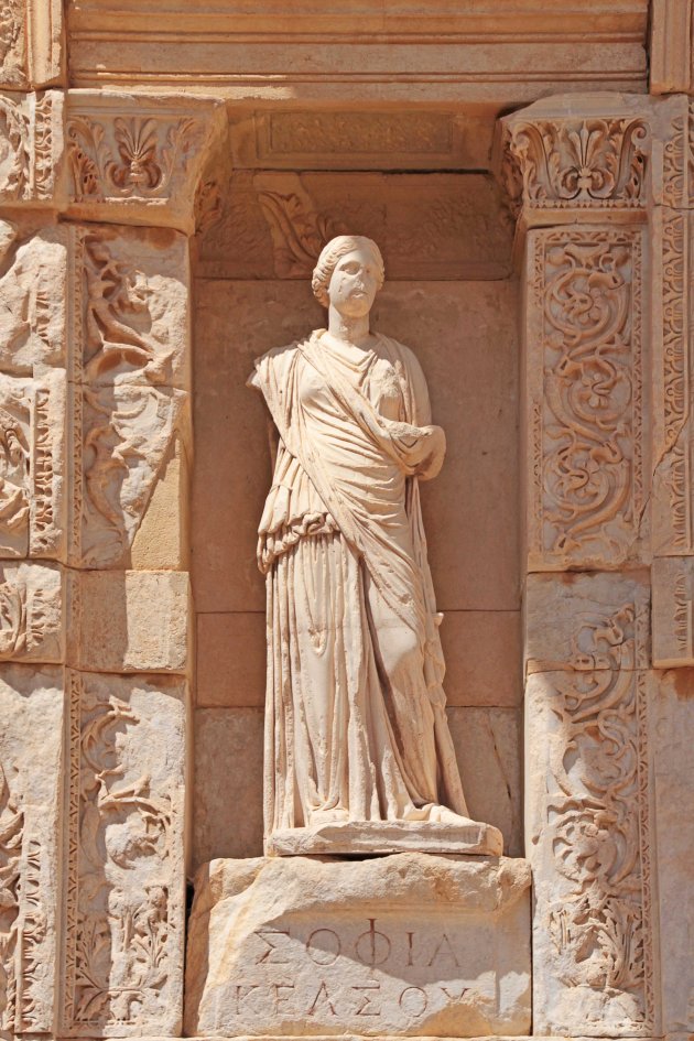 Detail Celsus bibliotheek
