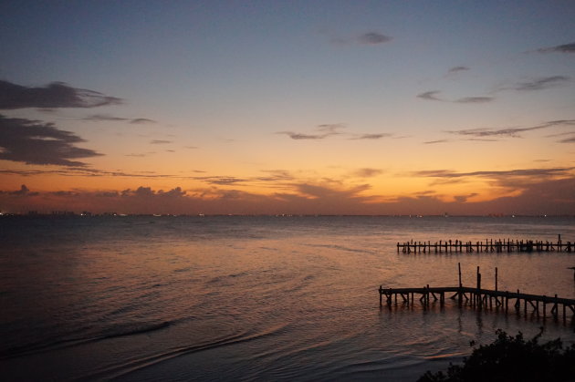 Zonsondergang op Isla Mujeres
