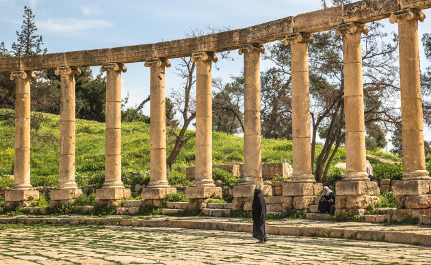 Ovale forum van Jerash