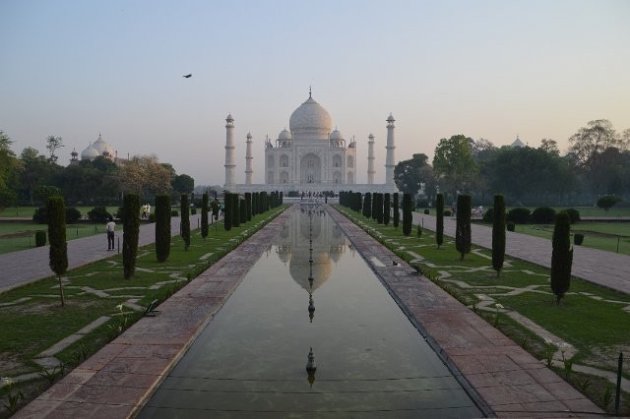 Taj Mahal in Agra (Uttar Pradesh).