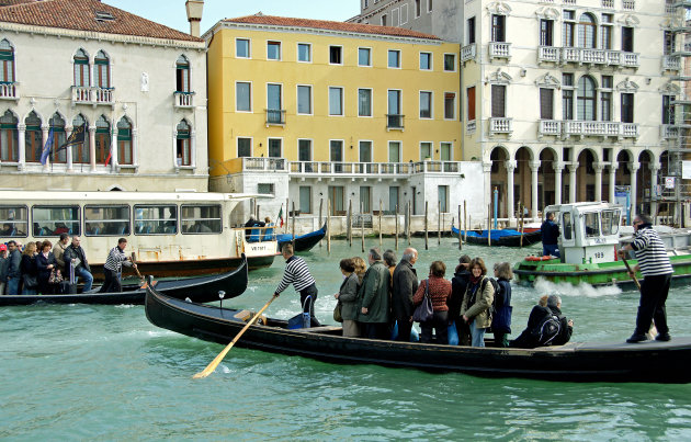 Heen en weer in Venetië