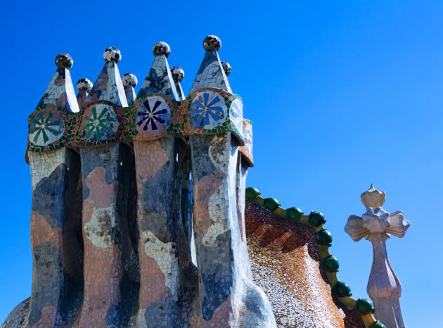 De schoorsteen van Casa Batllo? - Gaudi 