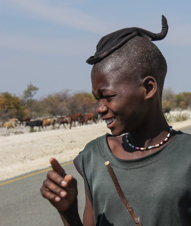 Himba herder