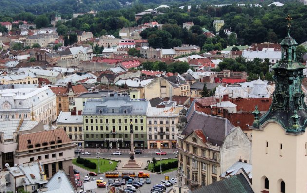 Uitzicht over Lviv