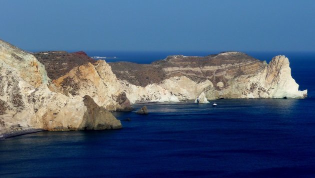 De andere kant van Santorini