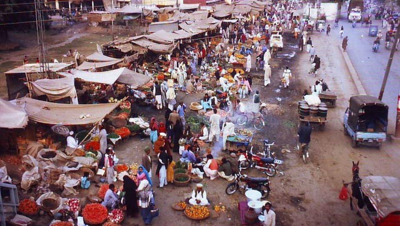 Markt in Lahore