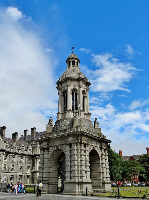 De klokketoren van Trinity College
