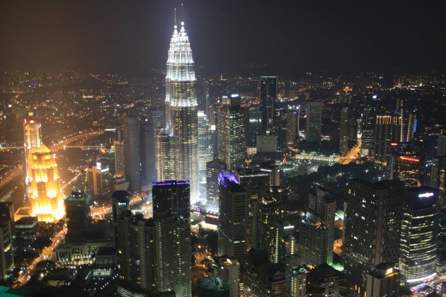 Uitzicht op Kuala Lumpur