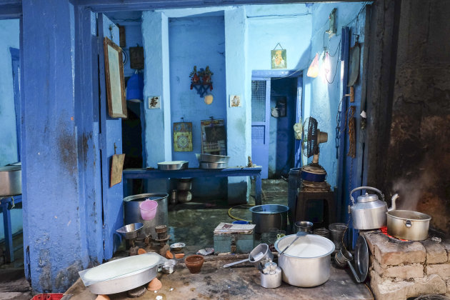 Geïnspireerd door Gorke: Blauwe keuken