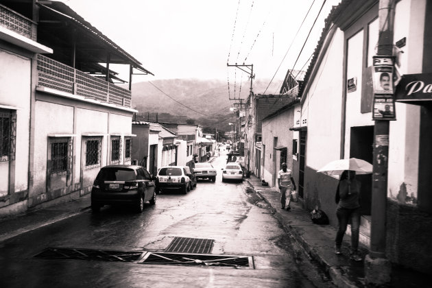 De straten van Caracas.