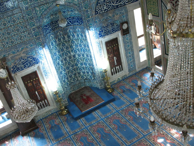 Een echt blauwe moskee