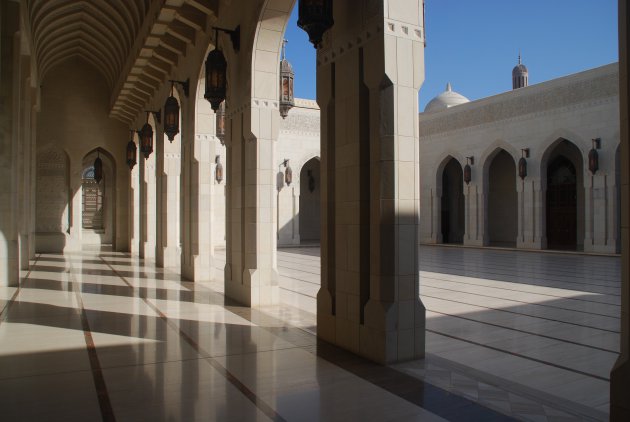 De Sultan Qaboes-moskee in Muscat