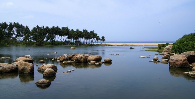 Lagoon bij Komari