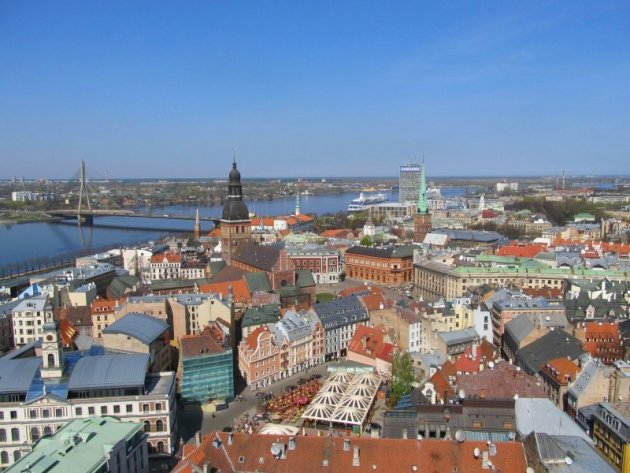 Uitzicht over Riga