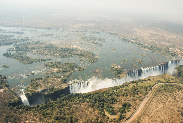Vic Falls per helicopter