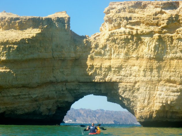 Kanoën in de Golf van Oman