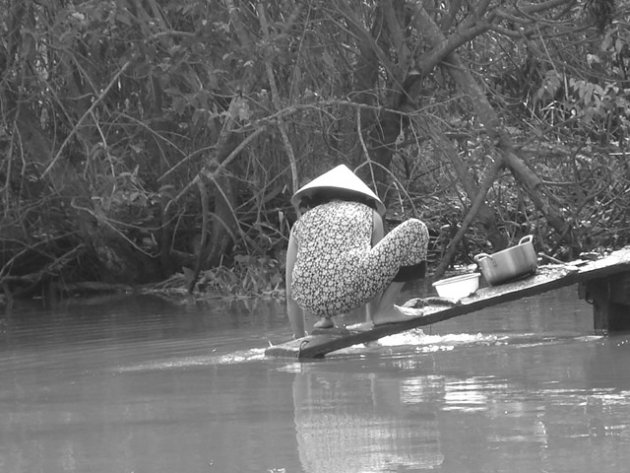 Het leven langs het water in de Mekong Delta