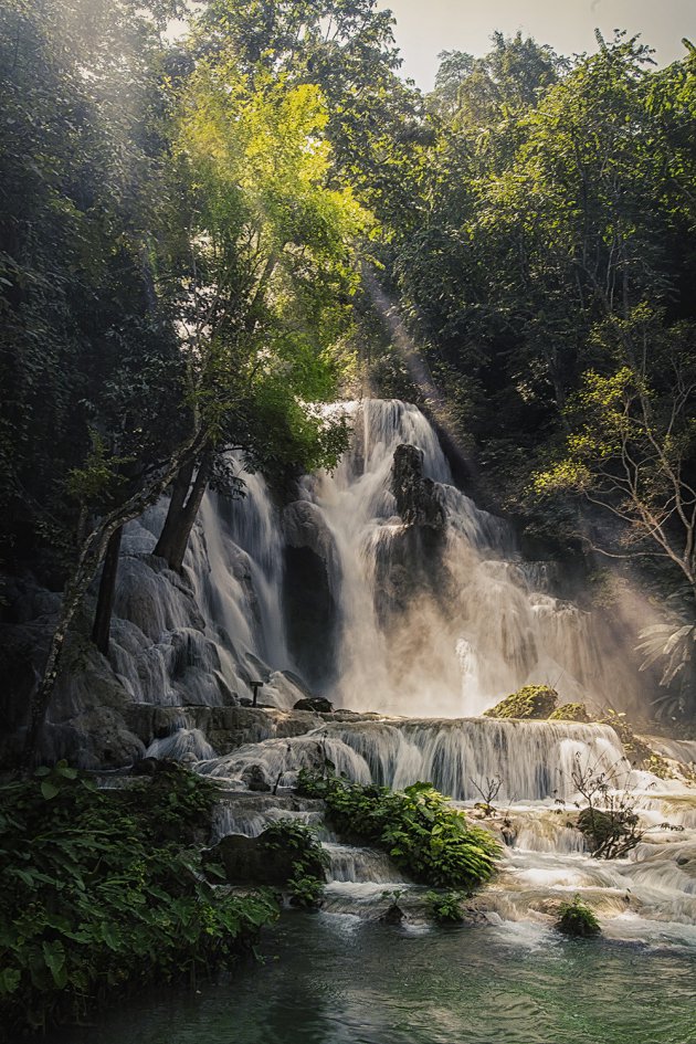 Kuang Si watervallen
