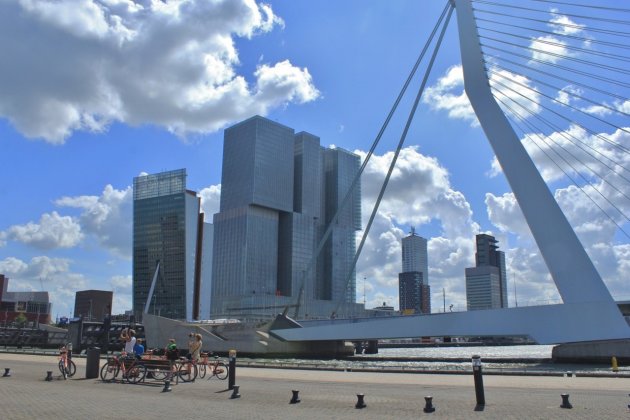 Fietsen door Rotterdam