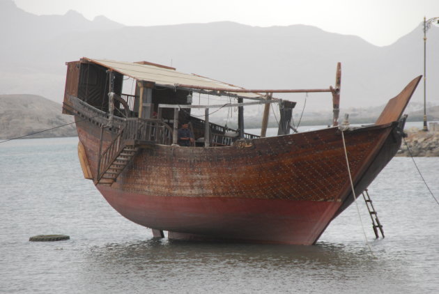 Traditionele dhow boot