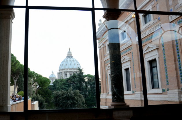 Vanuit het Vaticaanmuseum