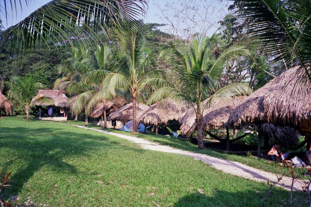 Hotel complex bij Palenque