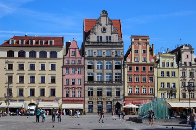 Het oude centrum van Wroclaw