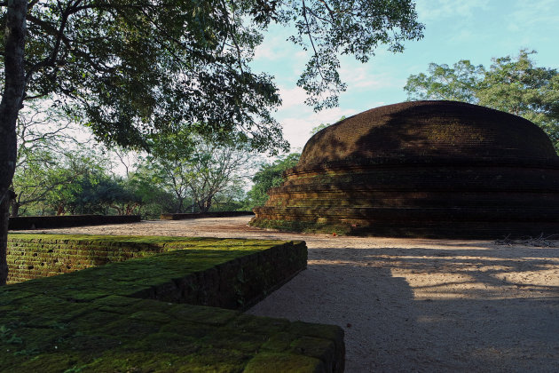 bakstenen dagoba Polonnaruwa