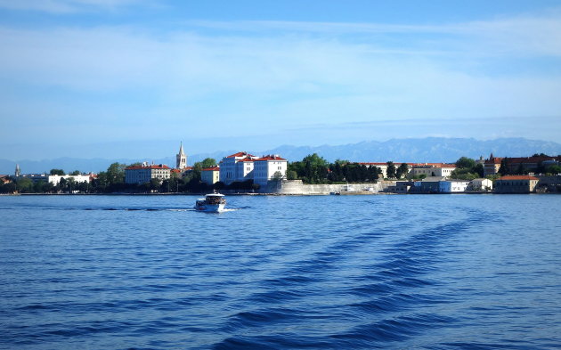 Gezicht op Zadar vanaf het water