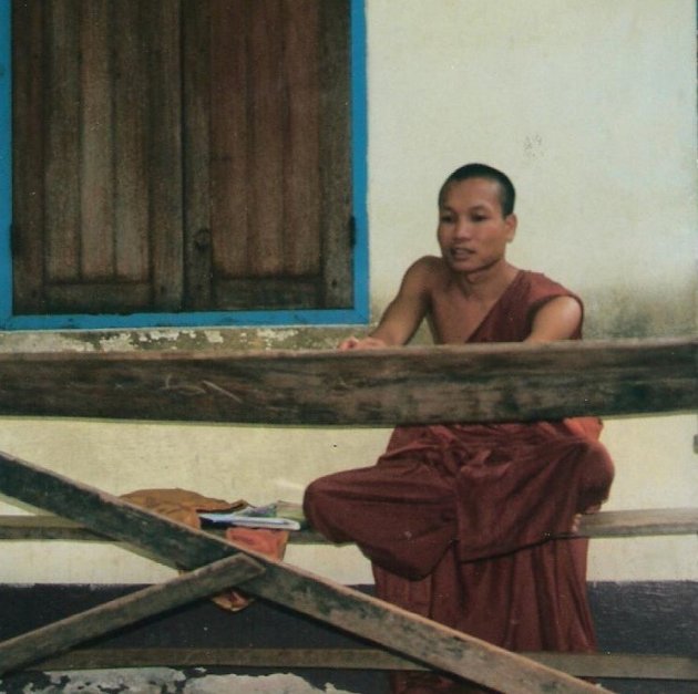 Monnik in Lung Prabang
