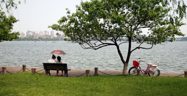 Uitrusten bij West Lake Hangzhou